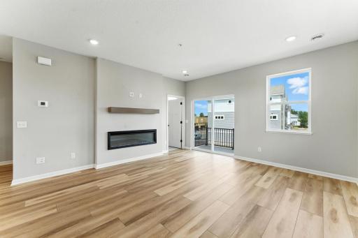 Open concept floor plan. Photo of previous model home, options and color selections may vary.
