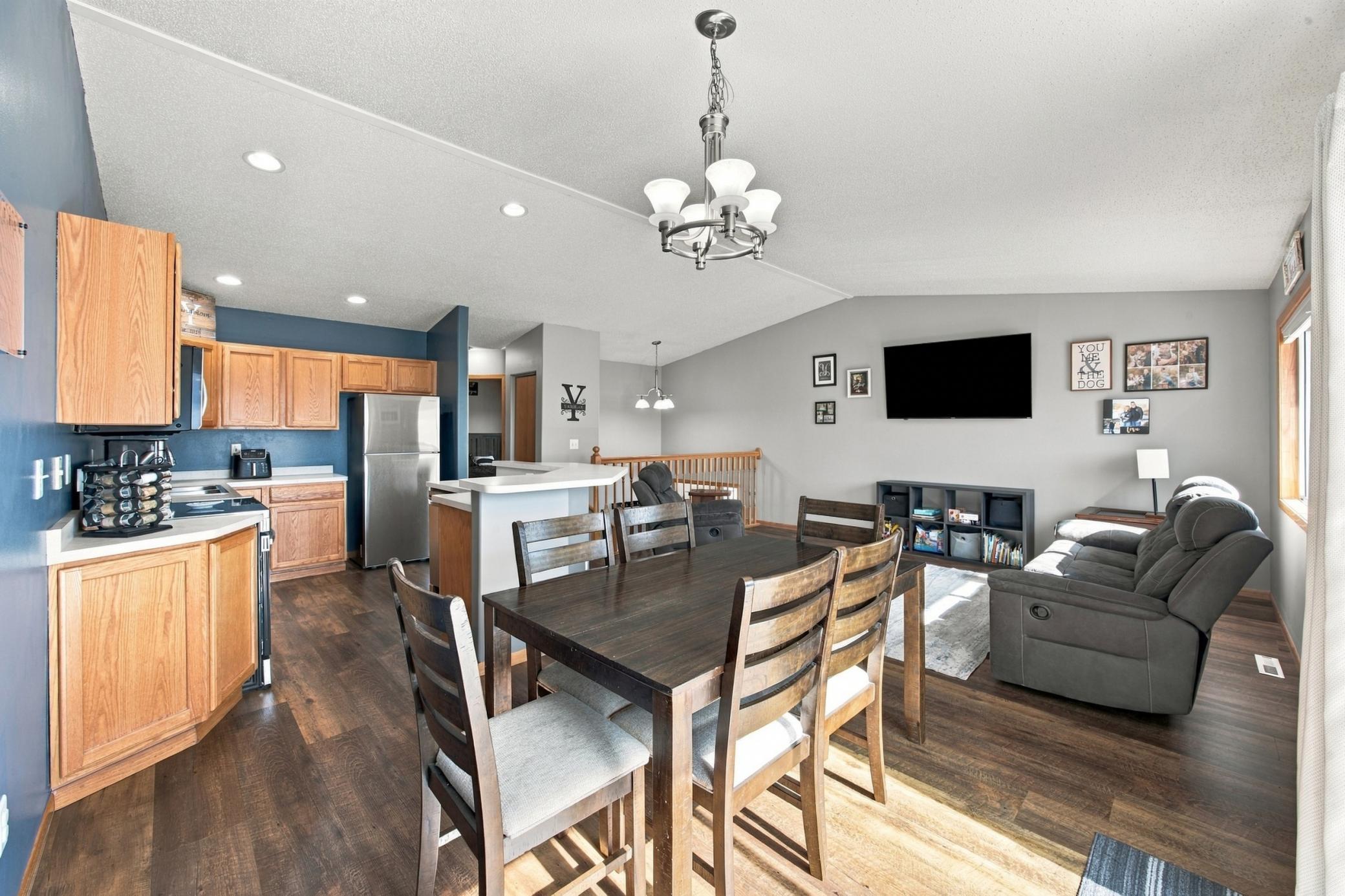 Dining/Kitchen/Living