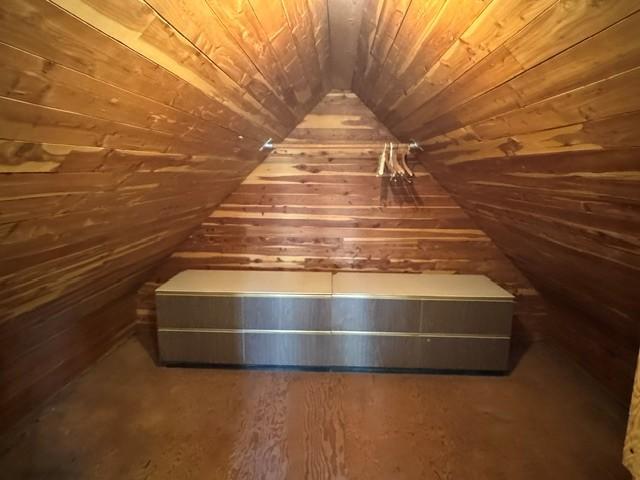 Walk-in Cedar Closet in the primary bedroom. Storage cabinets stay with the house.