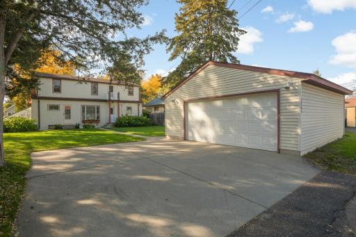 Garage was built in 1999 and has a great concrete pad with room for two cars.