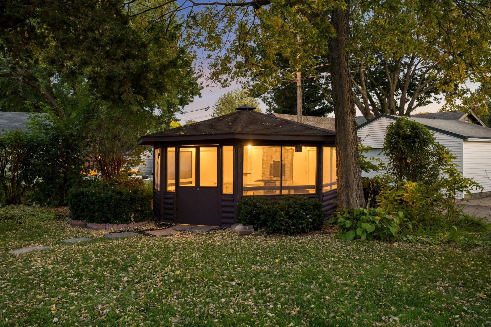 Gazebo for family and friends to gather and make memories.