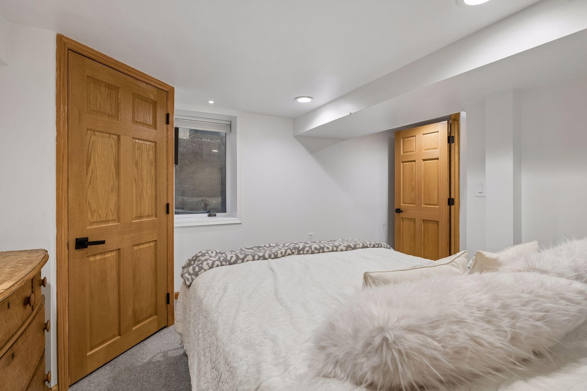 Additional finished lower level space had versatility to Holmes floor plan