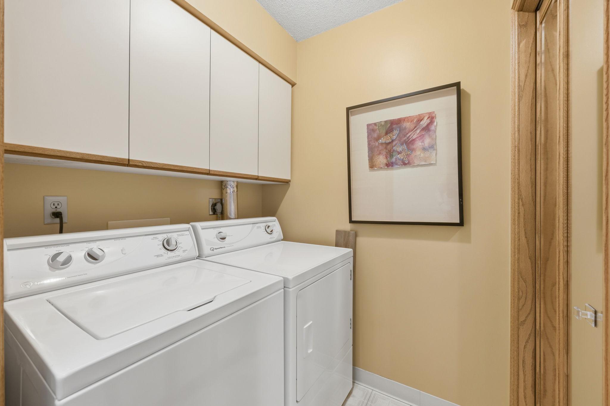 Laundry on the main level