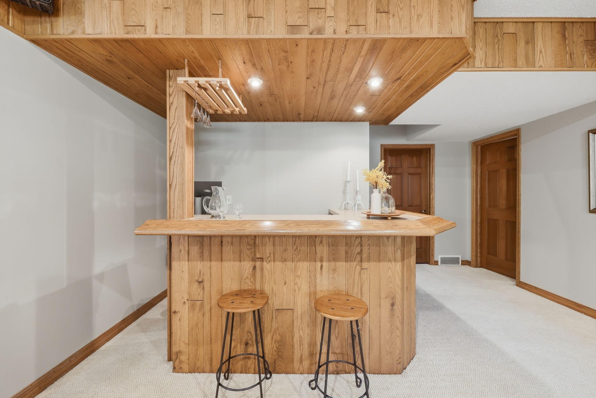 Cozy up to the bar