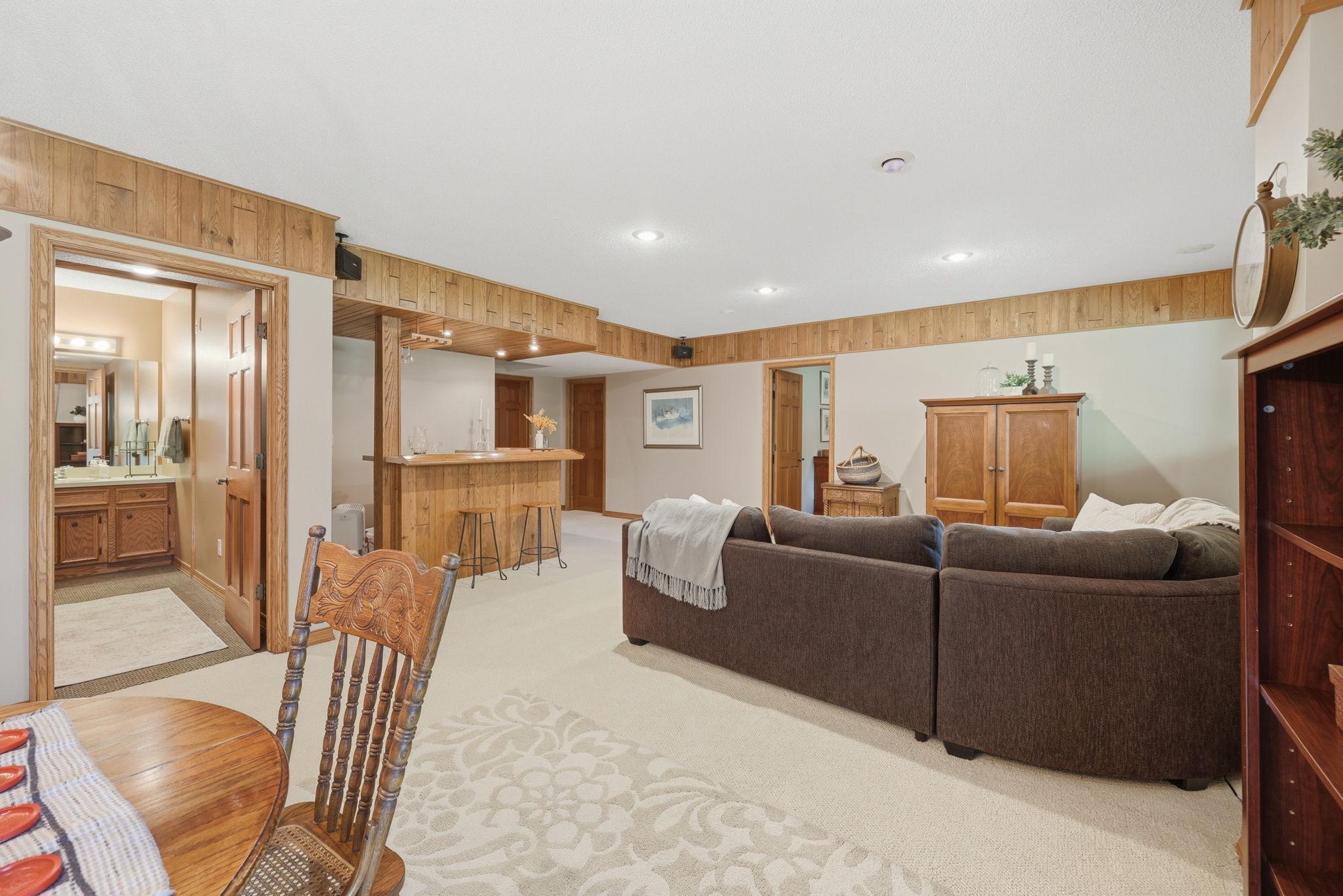 Room is so spacious; it allows for various furniture configurations