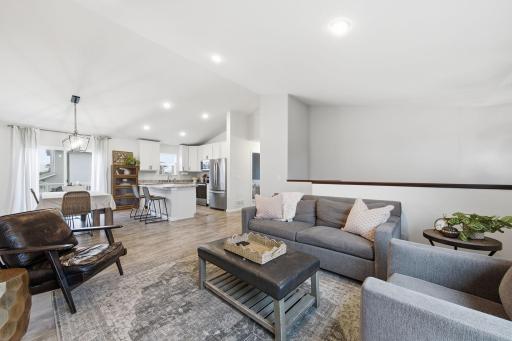 Open Concept Living Space Filled with Natural Light