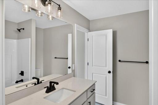 Photo taken of another home with similar plan and finishes.