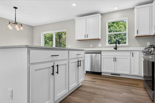Photo taken of another home with similar plan and finishes.