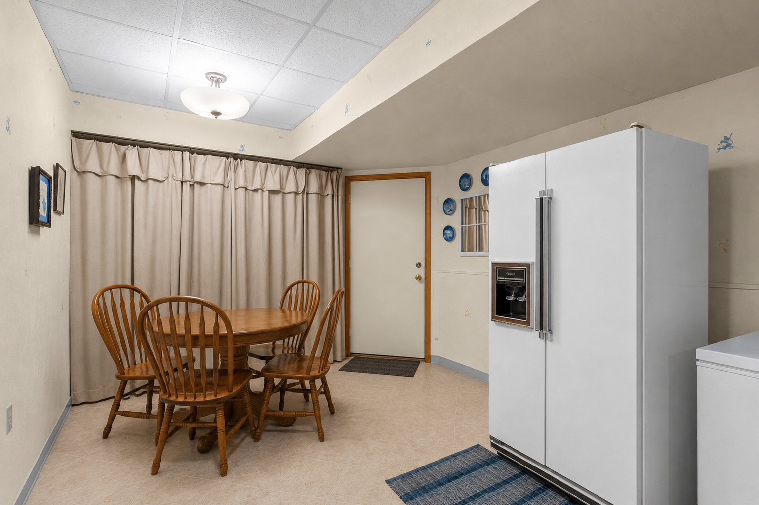 LL Flex space - has separate entrance from garage, great craft room, homeschool room, wet bar/ snack area.