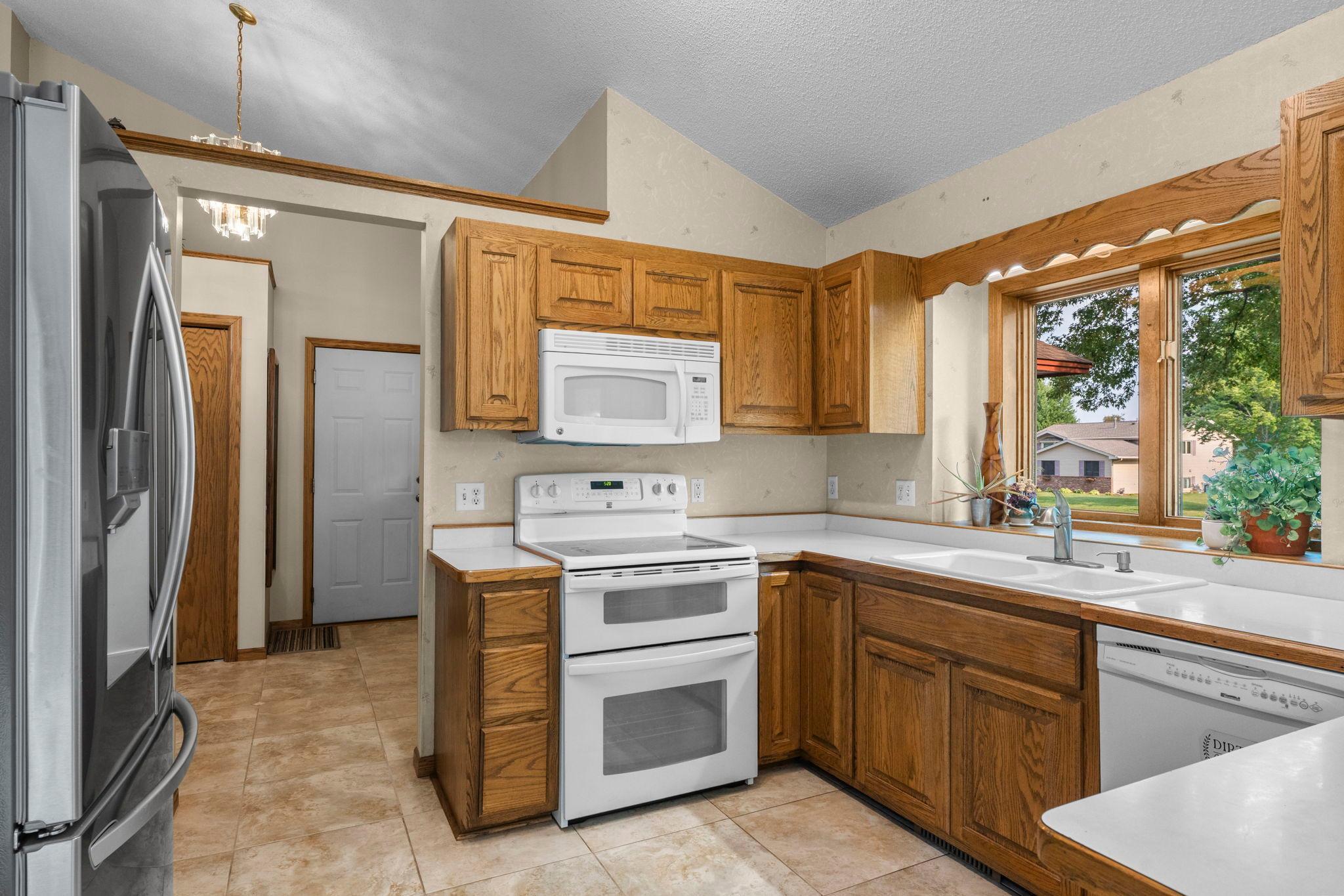 Kitchen with double oven