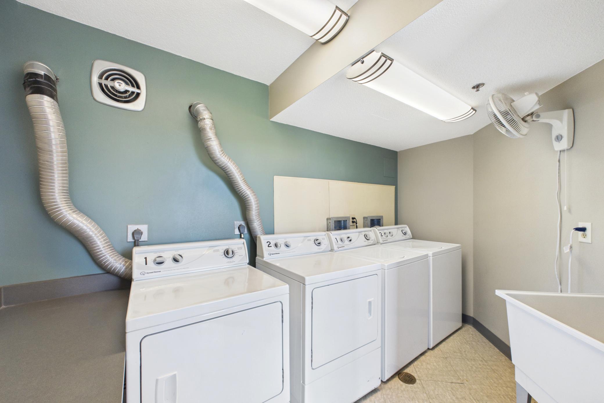 FREE laundry on every floor