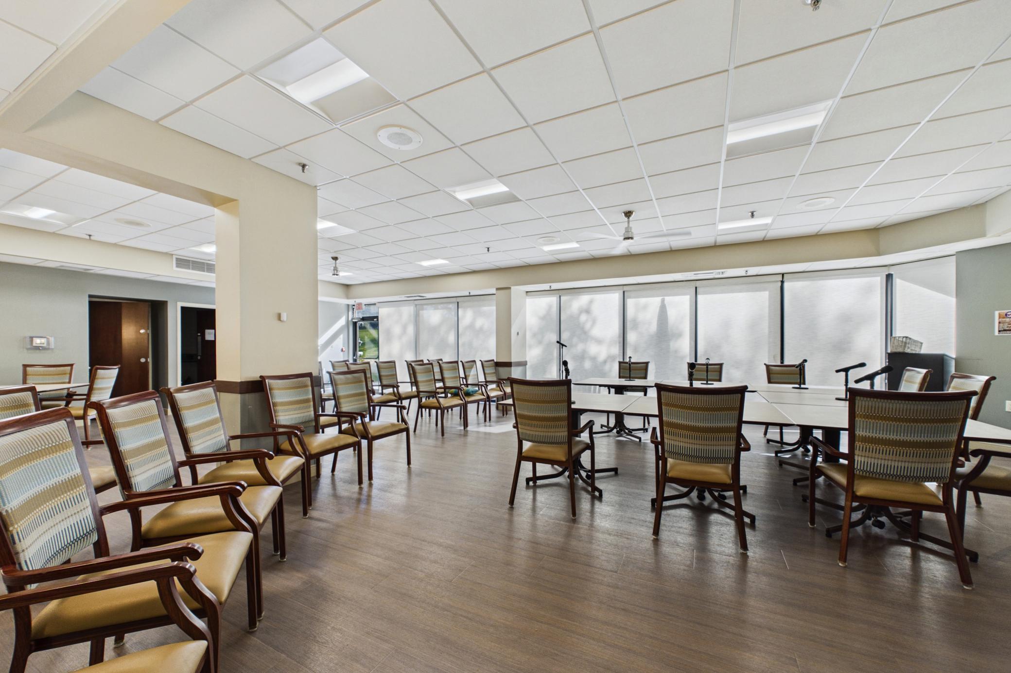 1 of 2 community rooms