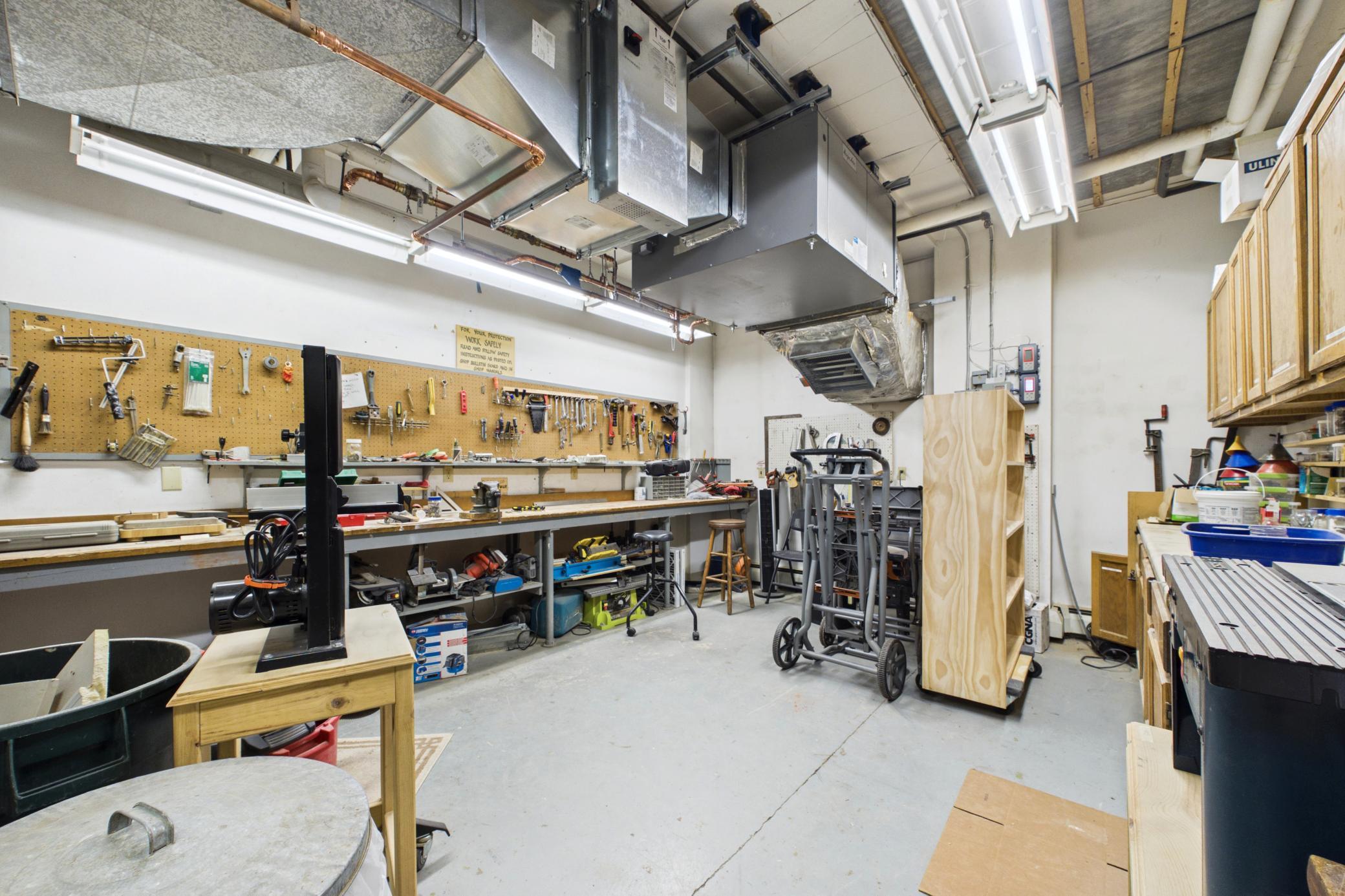 Woodworking shop