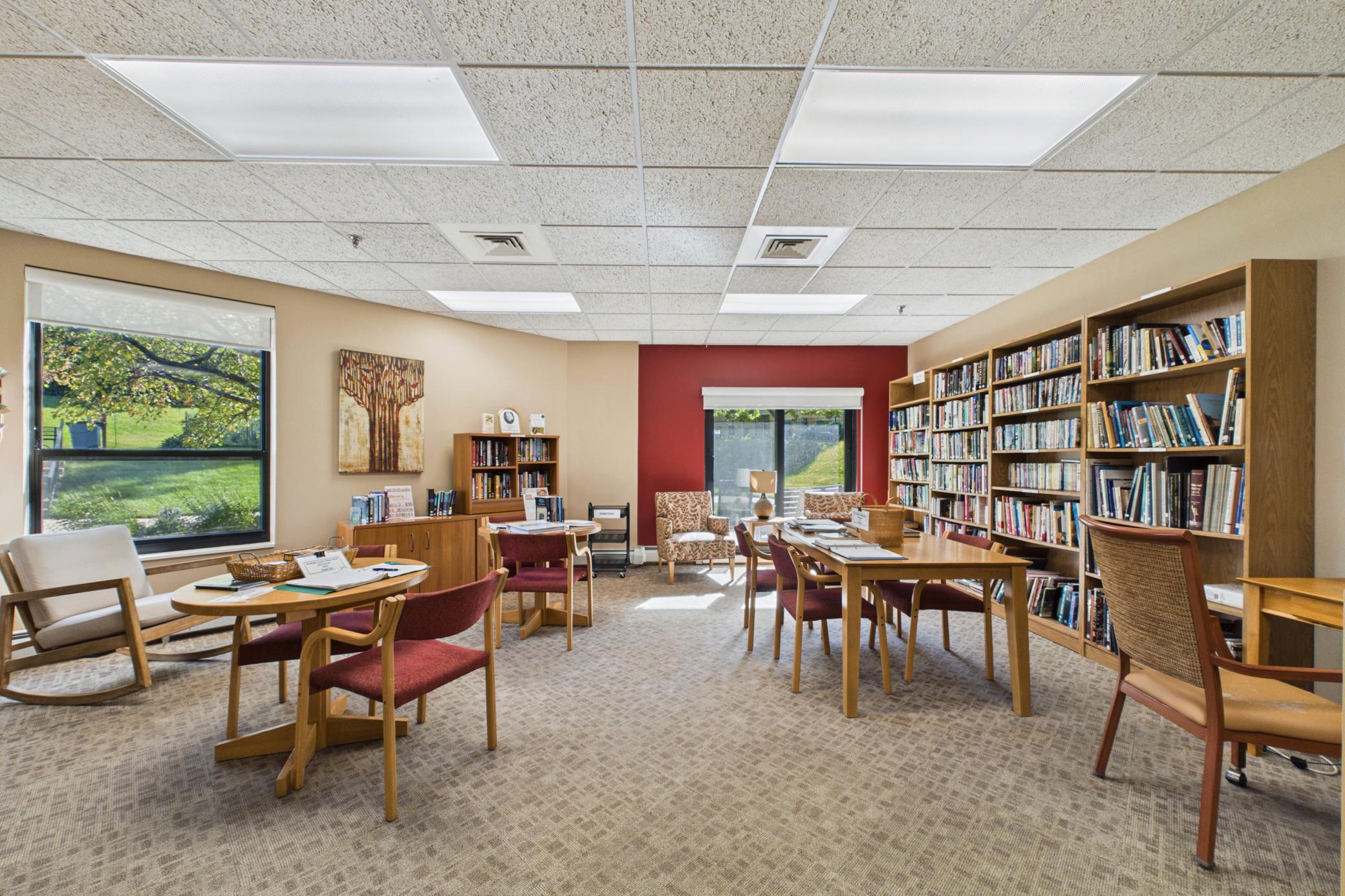 Well stocked library