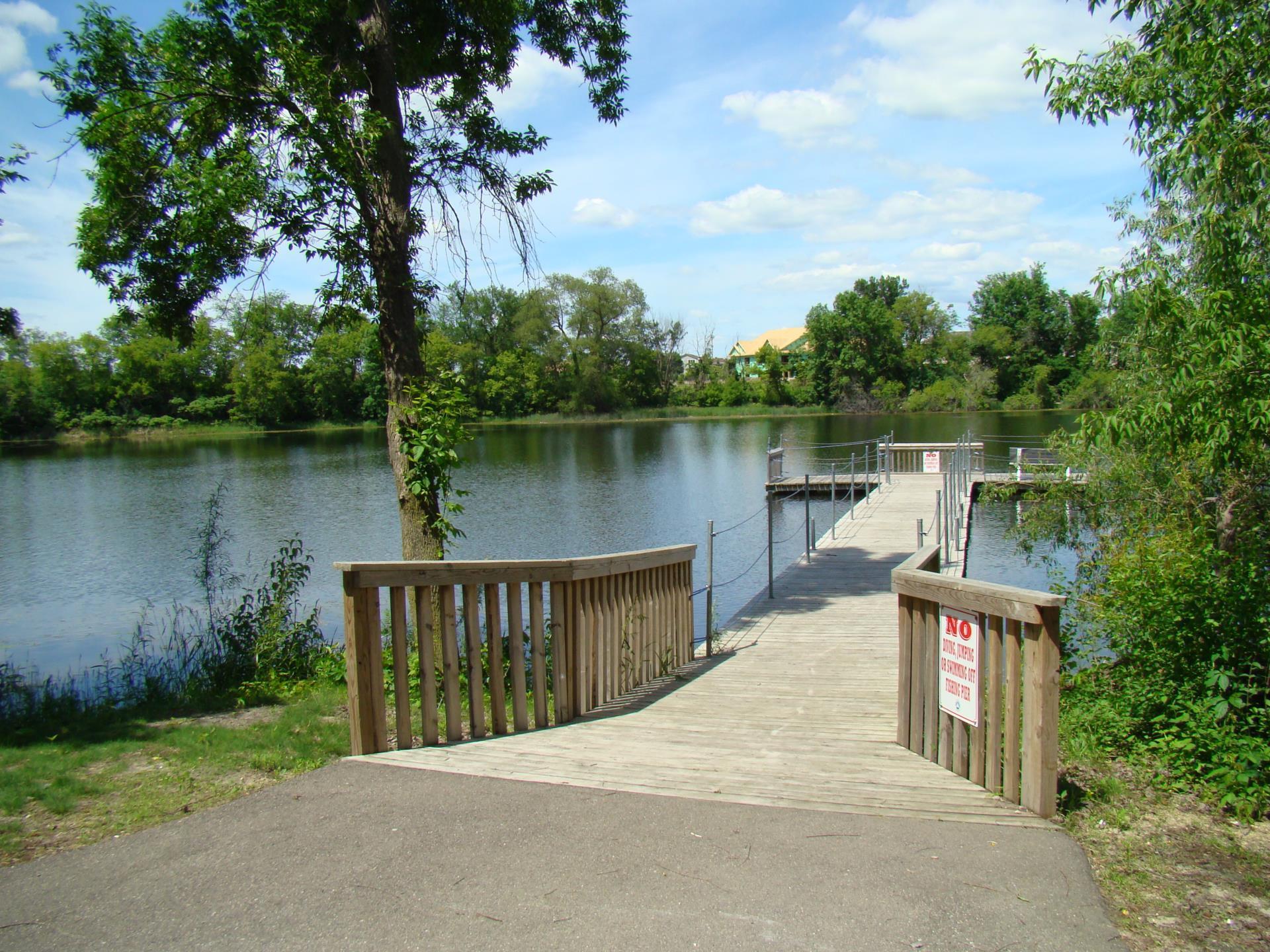 Nearby Crystal Lake Fishing Dock