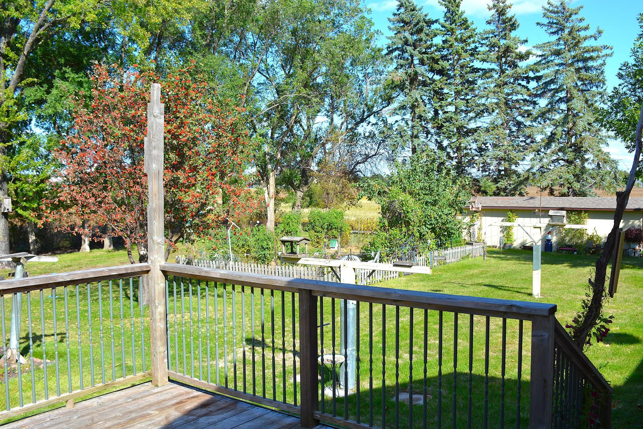 Back Yard View from Deck