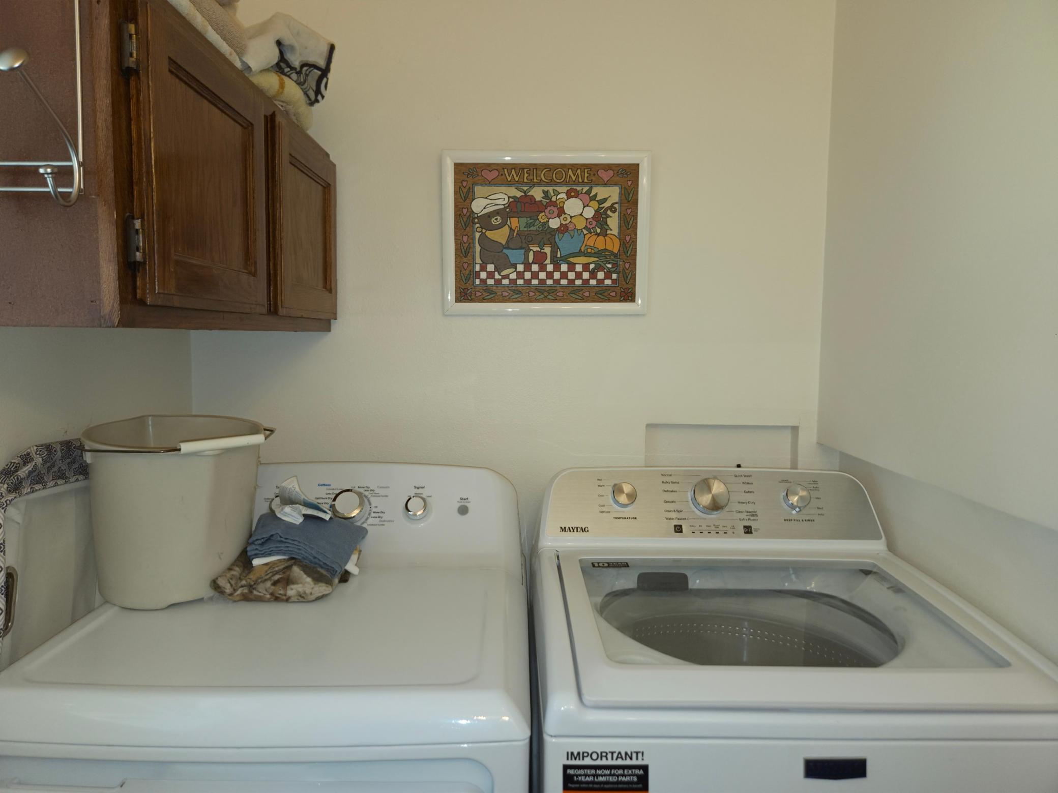 Laundry and half bath