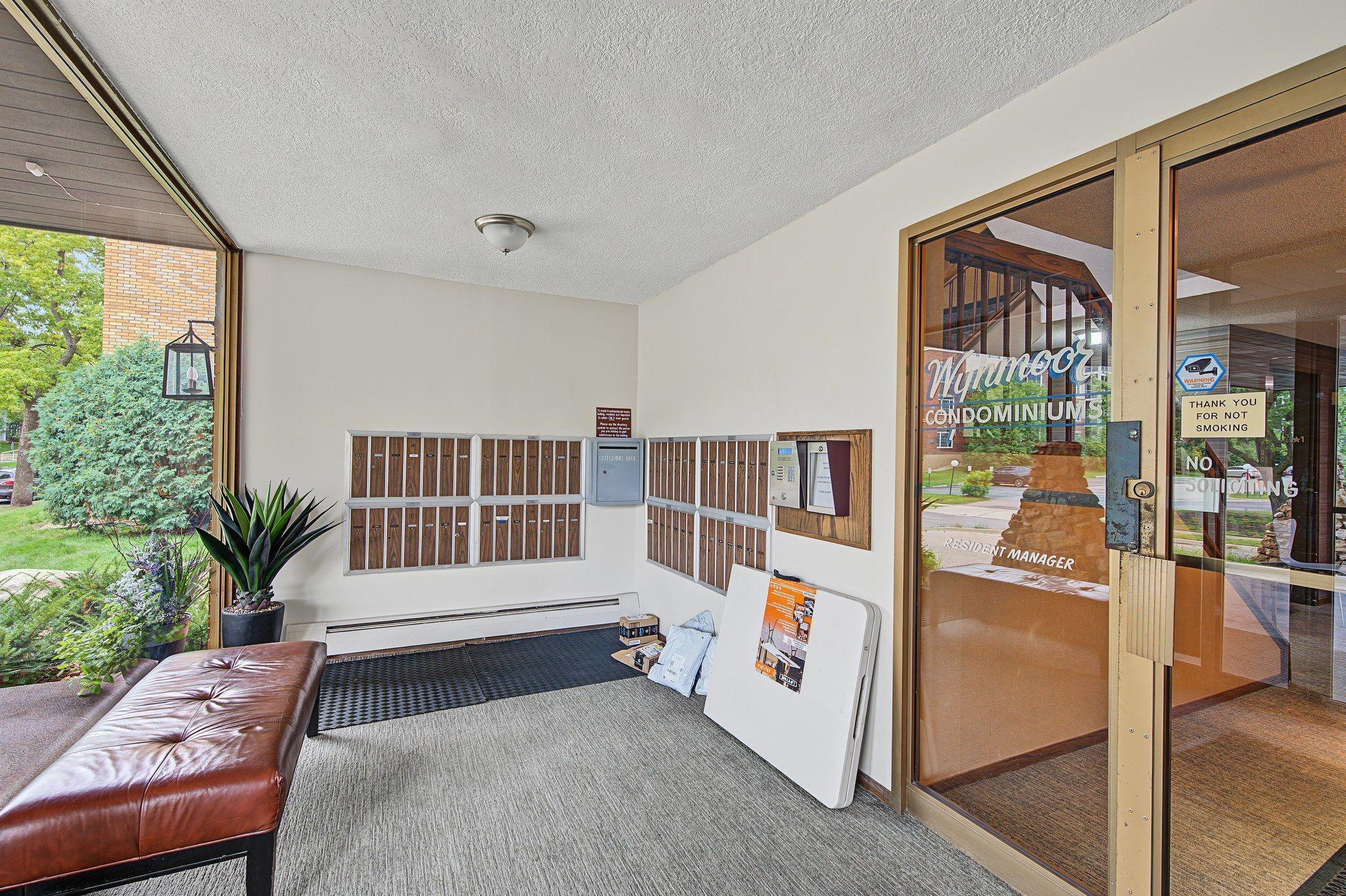 Secure entrance with intercom system