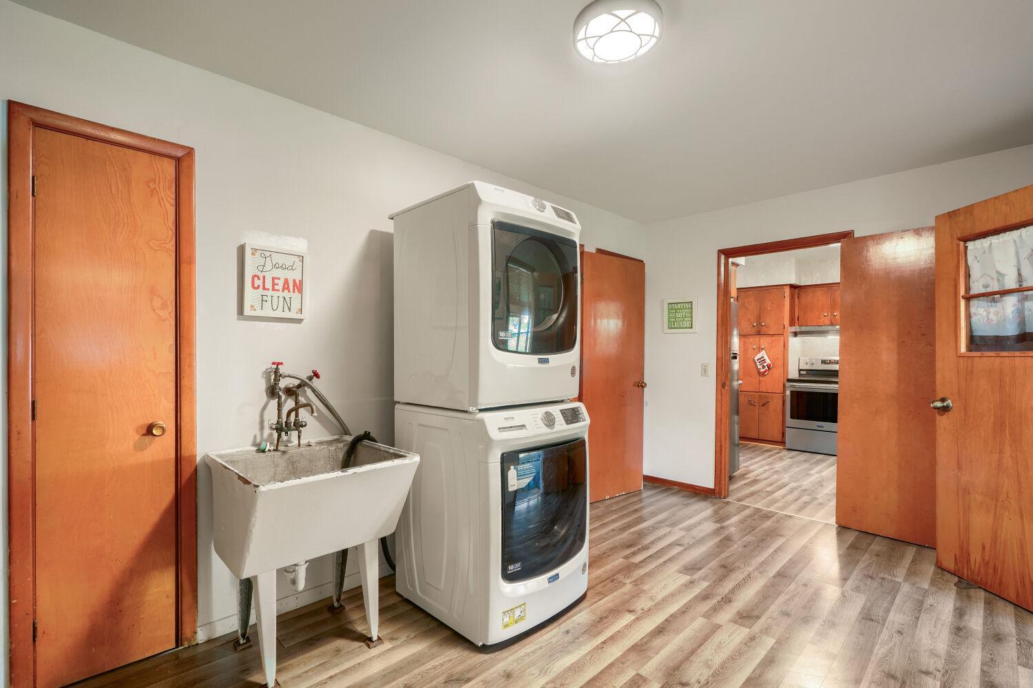 Large Laundry/Utility area, all on one floor