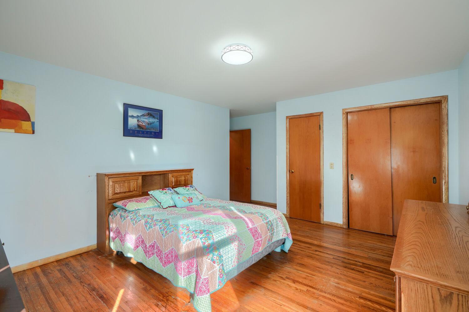 Roomy Bedroom with plenty of closet space