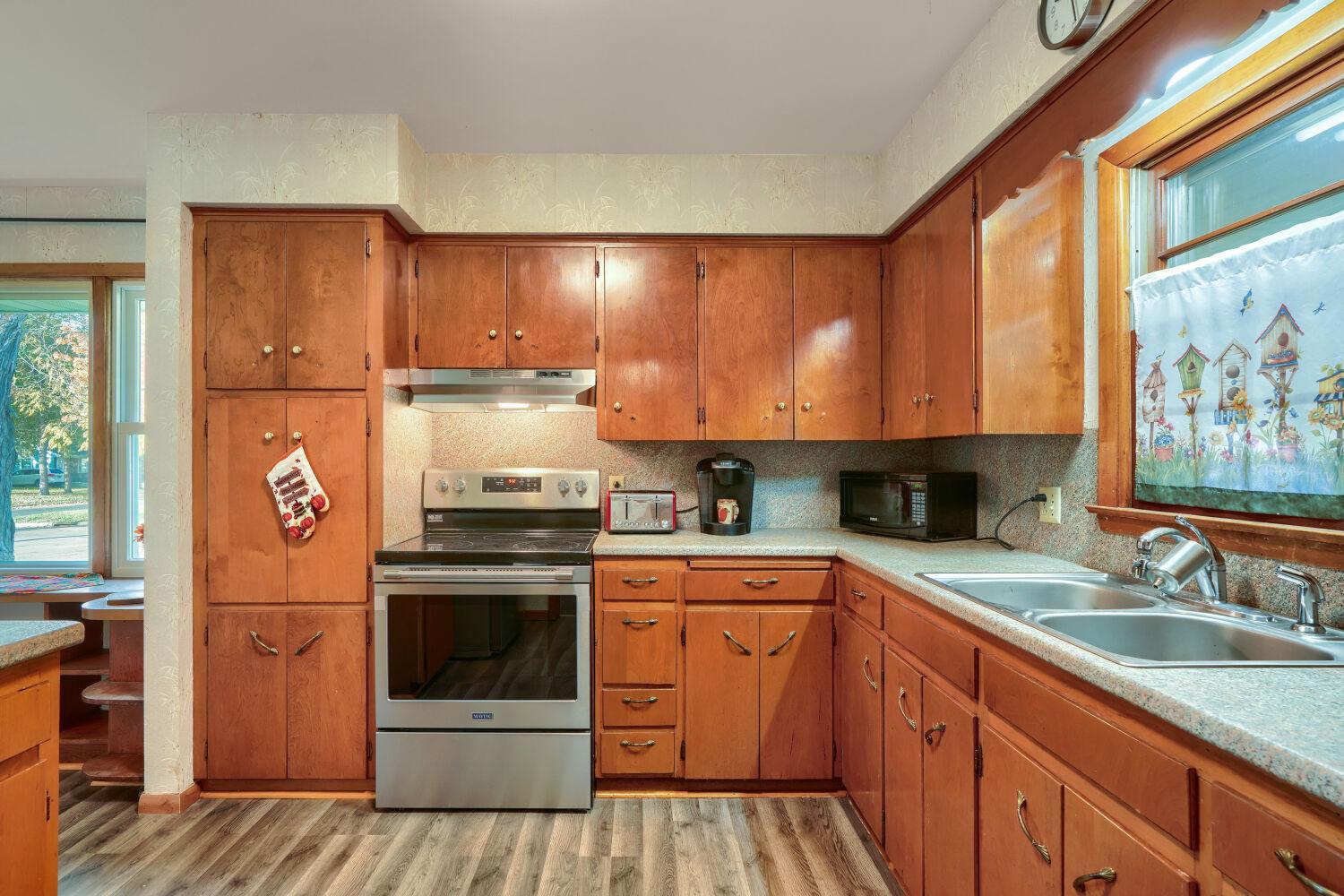 New Stainless Appliances in Kitchen