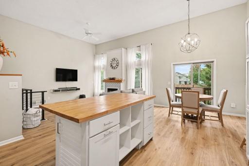Kitchen With Easy Access To The Dining And Living Areas