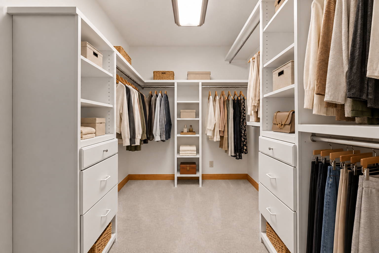 17_Primary Closet. virtual staged