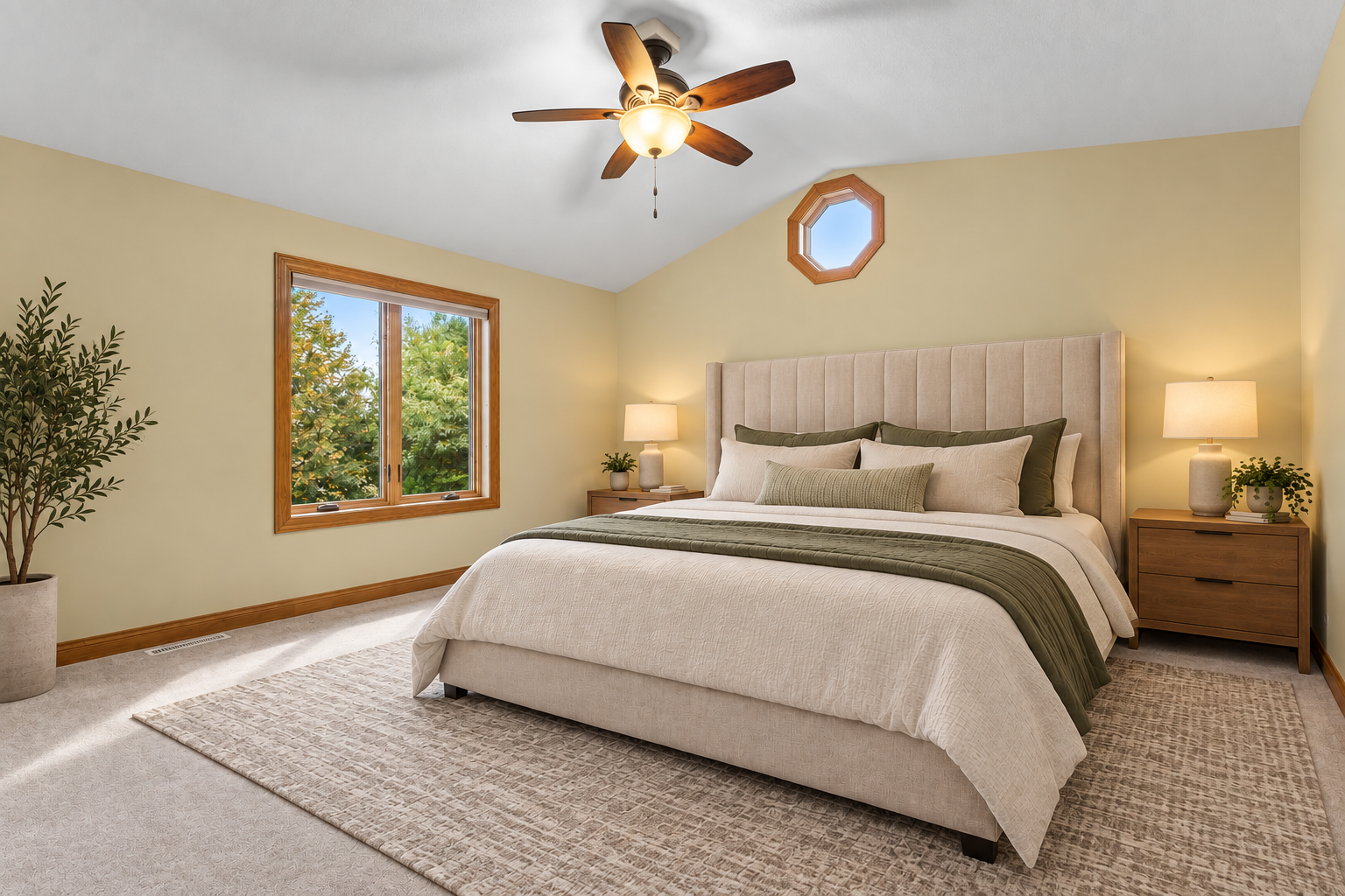 12_Primary Bedroom. virtual staged