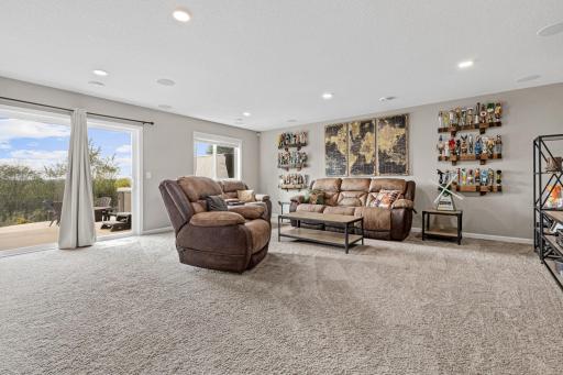 The walkout lower level adds even more room to gather.