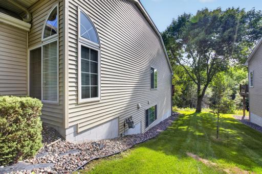 Extra basement window is an upgrade not all units have
