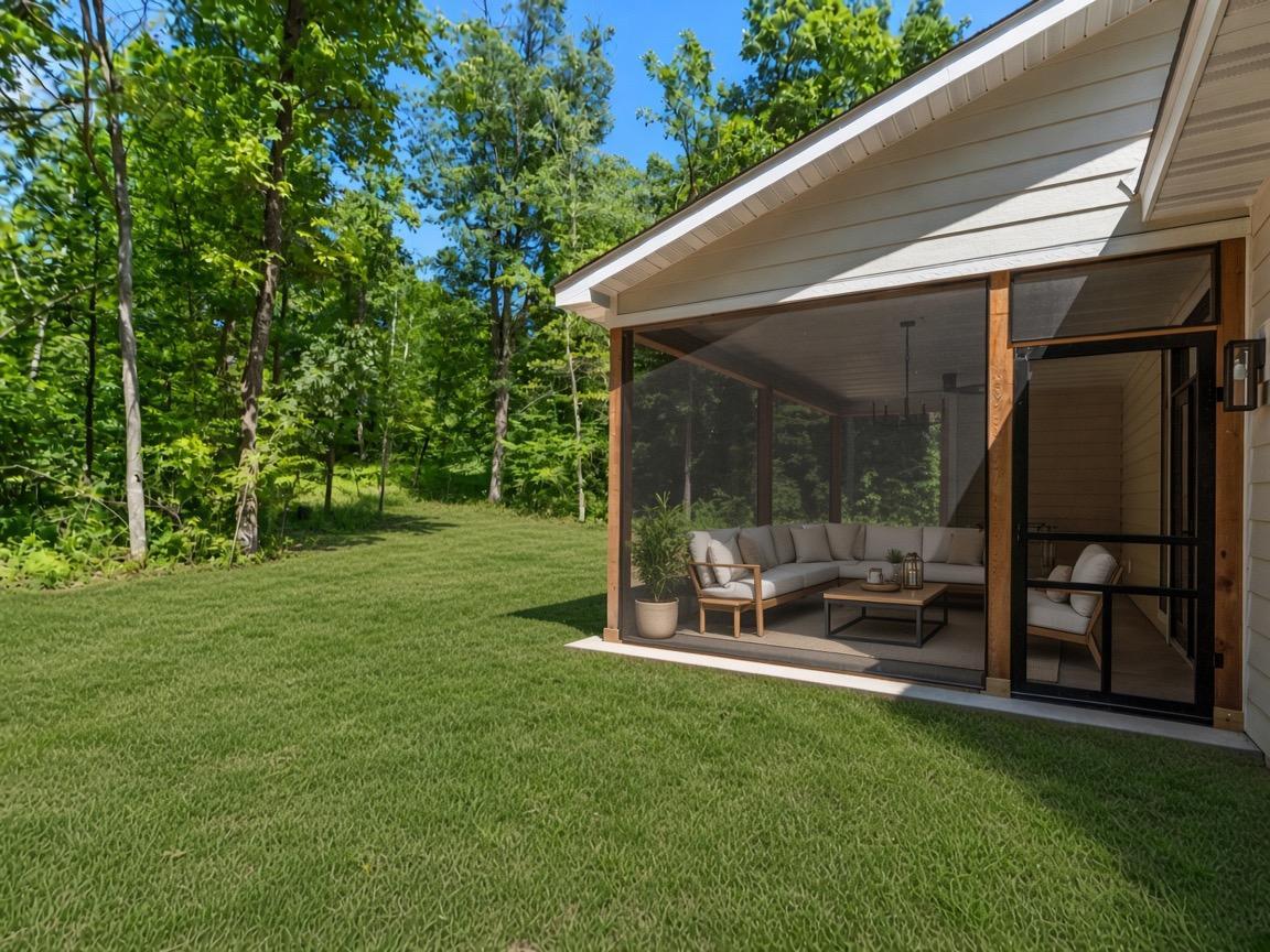 Virtually Enhanced-Seeded lawn digital renderings for visual representation only