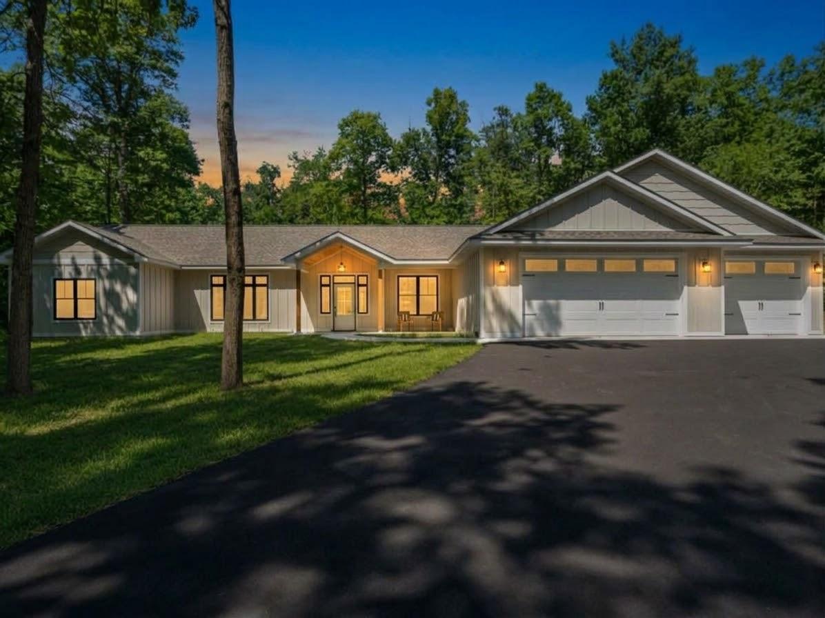 Virtually Enhanced-Exterior twilight/lawn are digital renderings for visual representation only