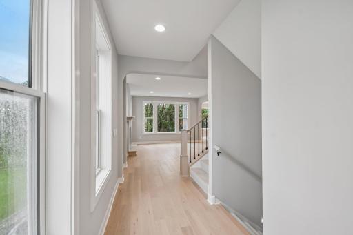 Inviting Extended Foyer with Gallery Windows