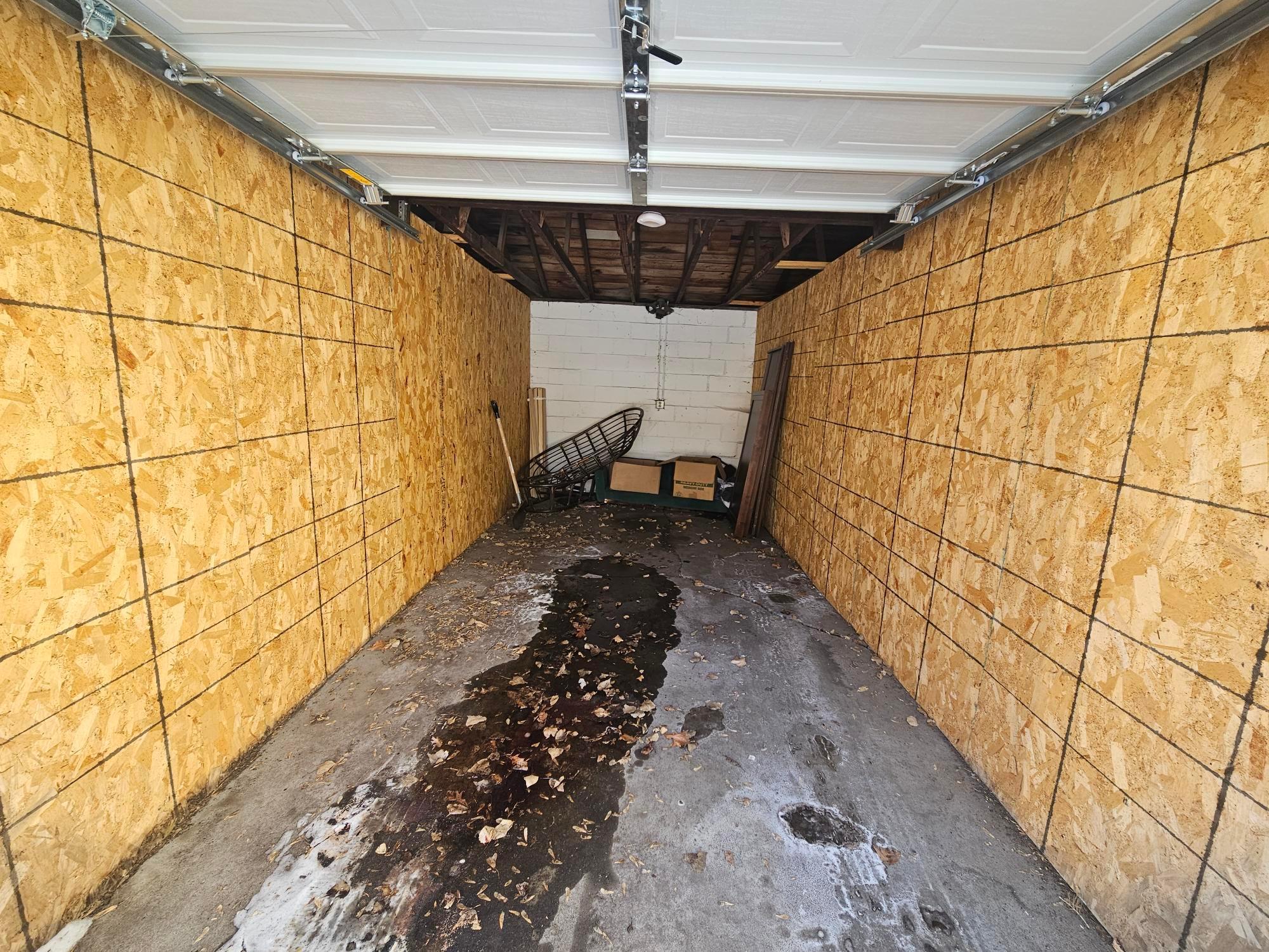 inside garage