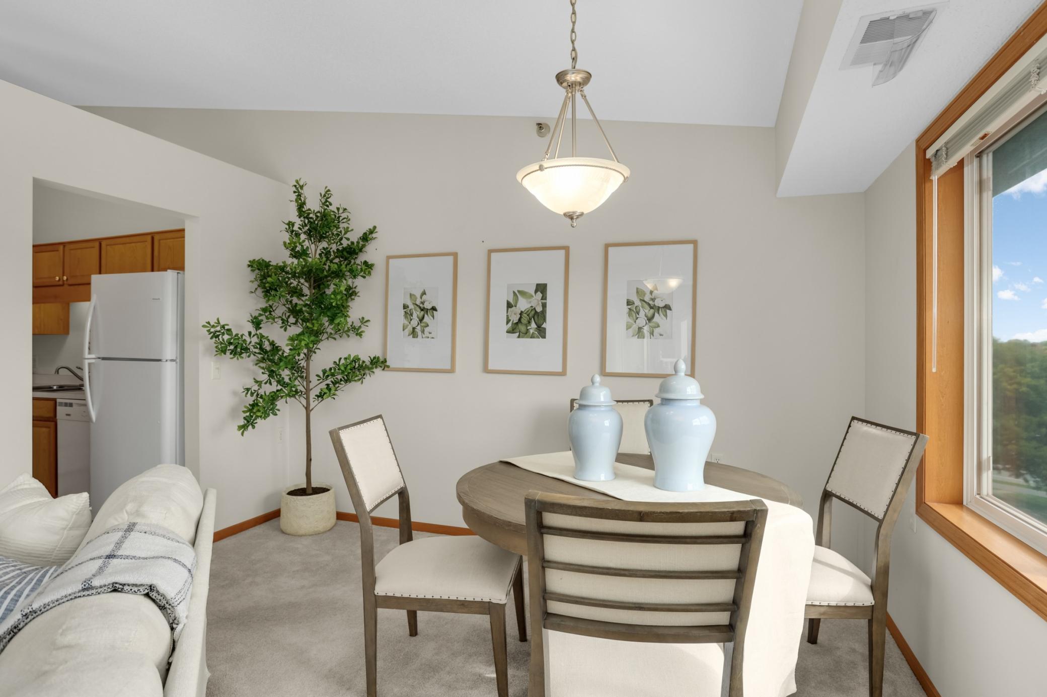 Inviting dining space perfect for meals and conversation