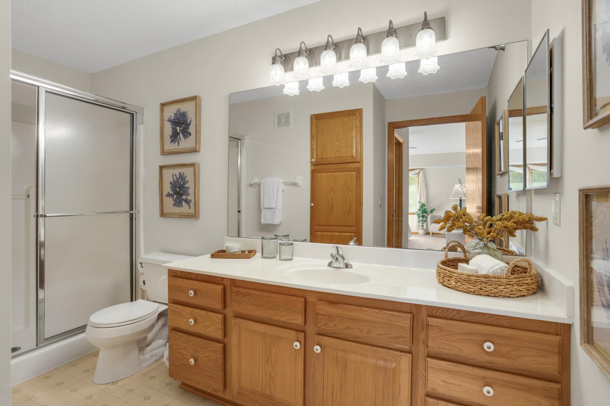 Two 3/4 baths