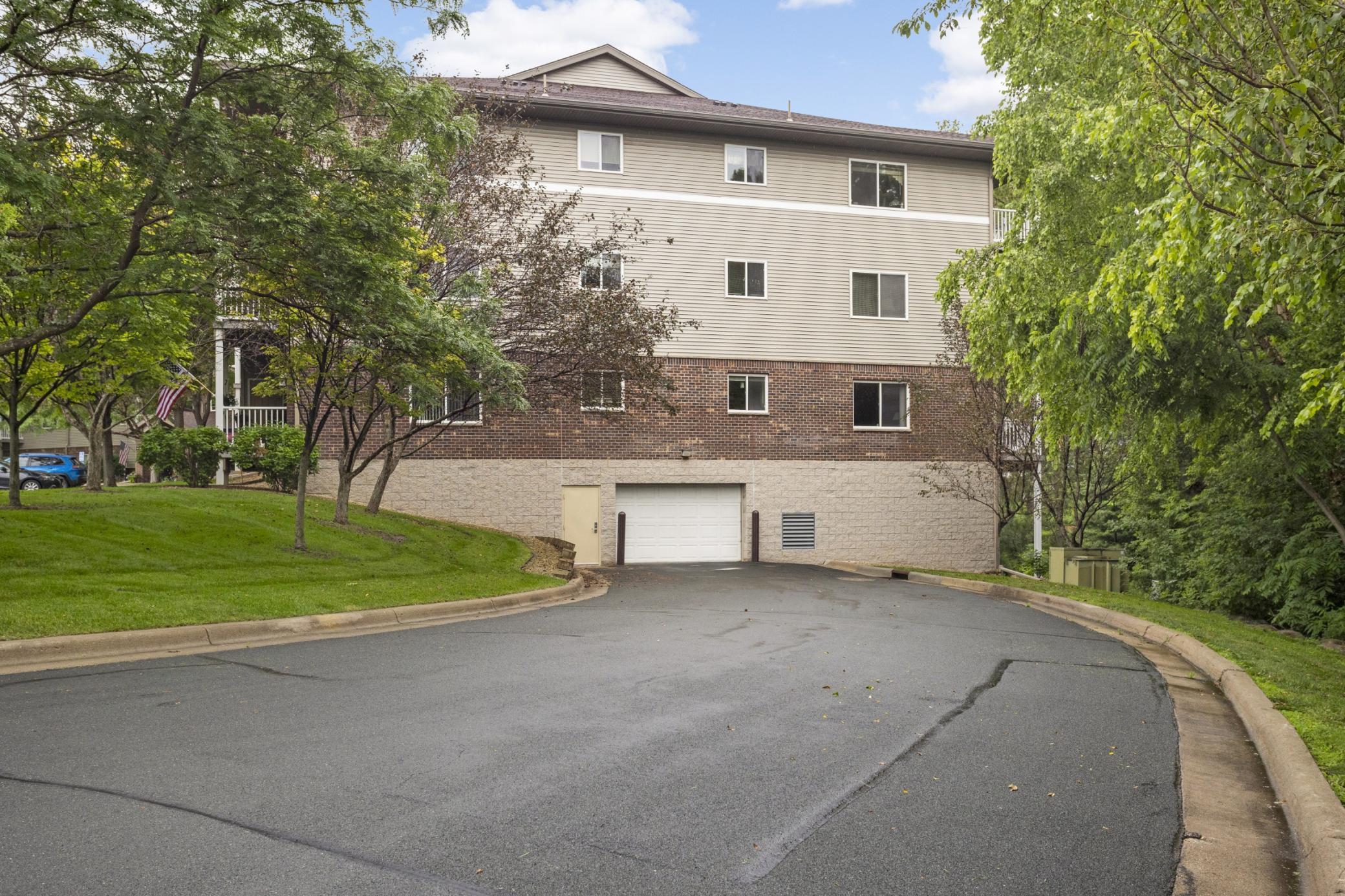 Underground, heated garage