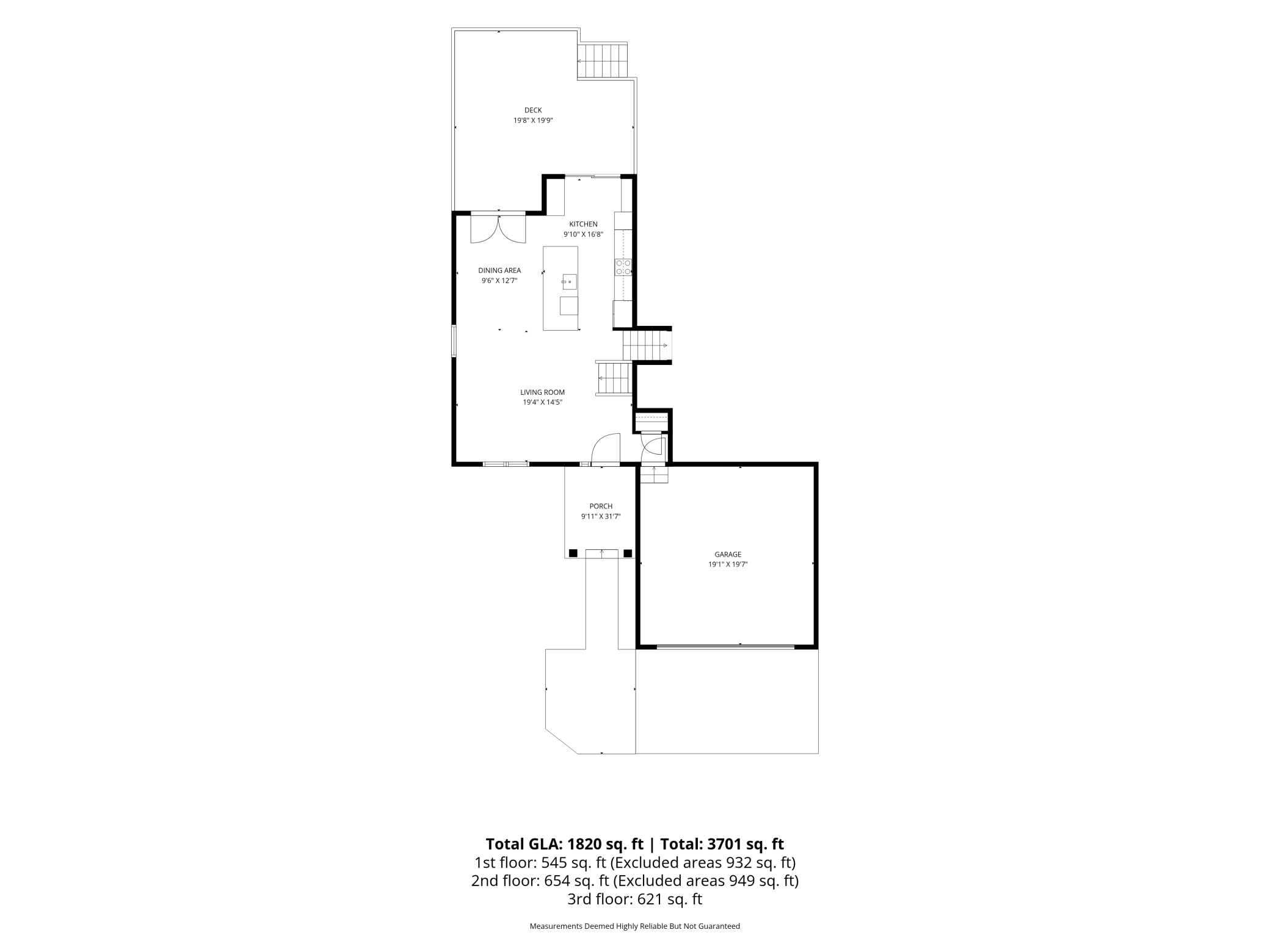 Main level layout