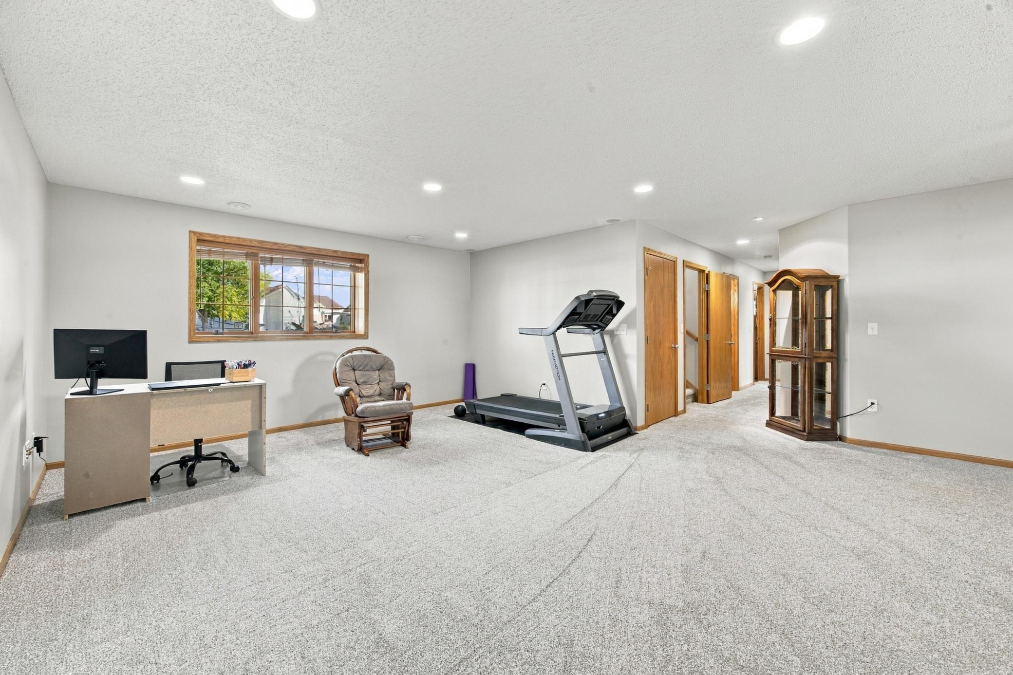 Family Room (Lower Level) - All New Carpet!