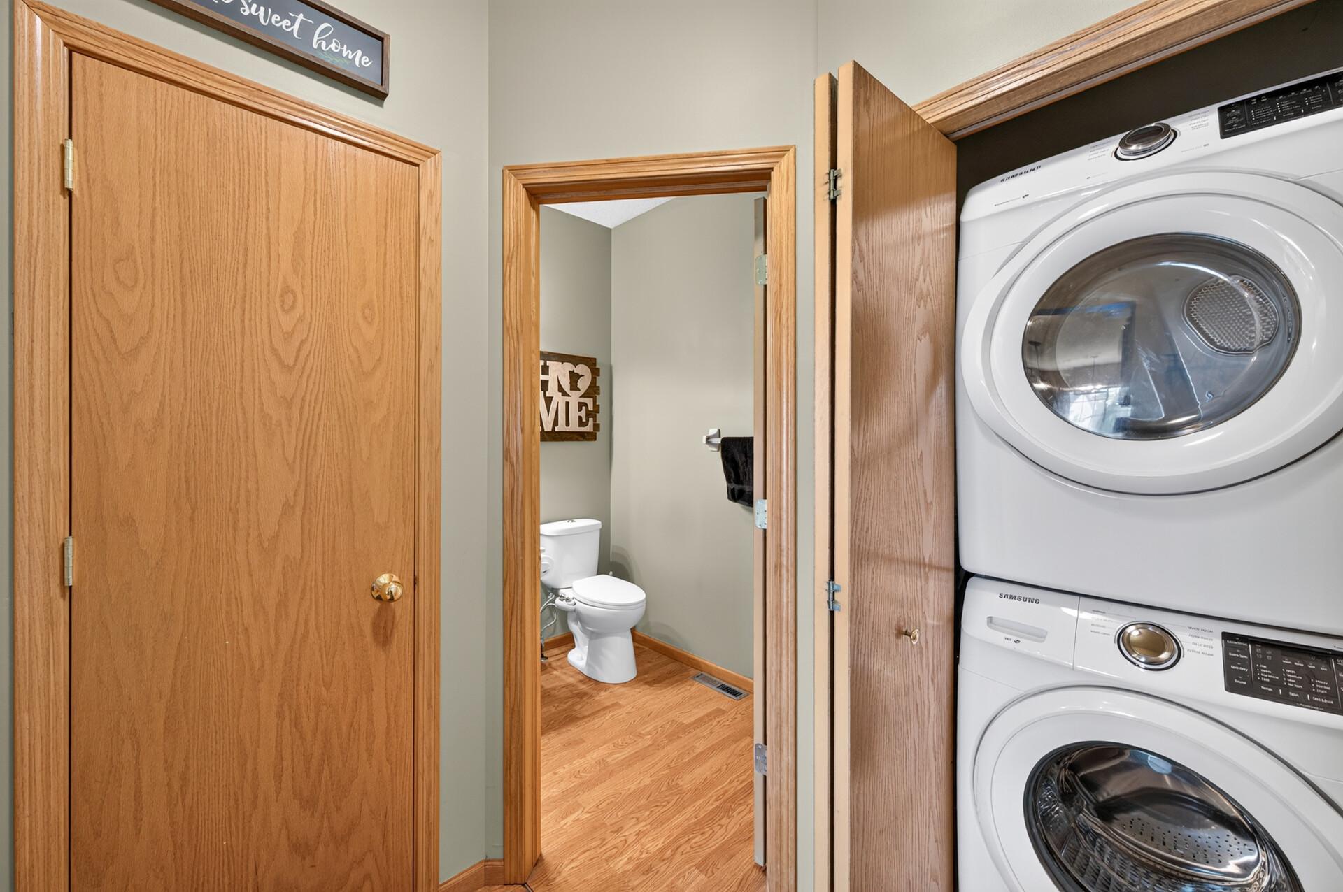 7623 Palomino Avenue NE - Main Level Bathroom and Laundry Closet