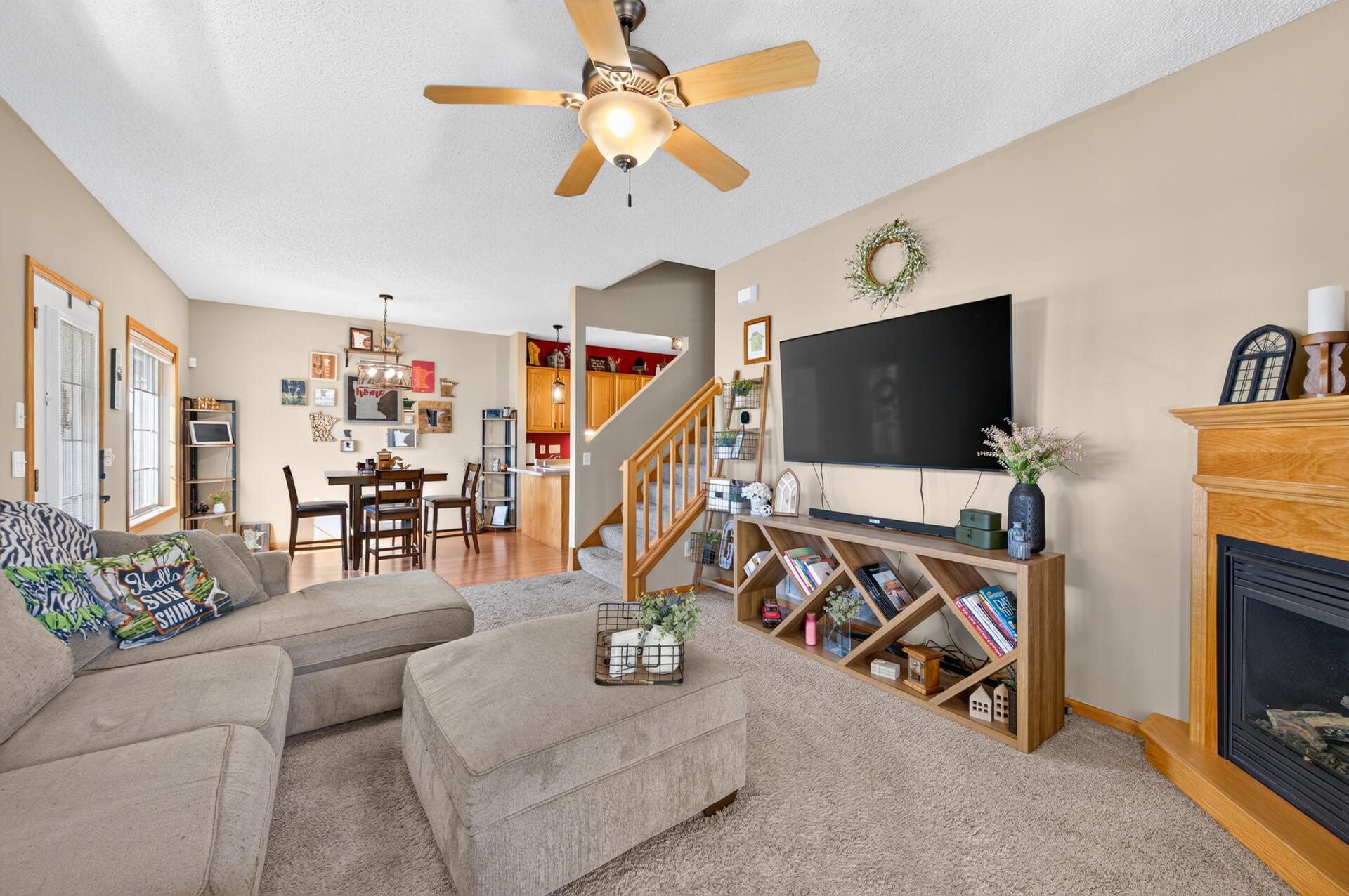 7623 Palomino Avenue NE - Main Level Living Room and Dining Room