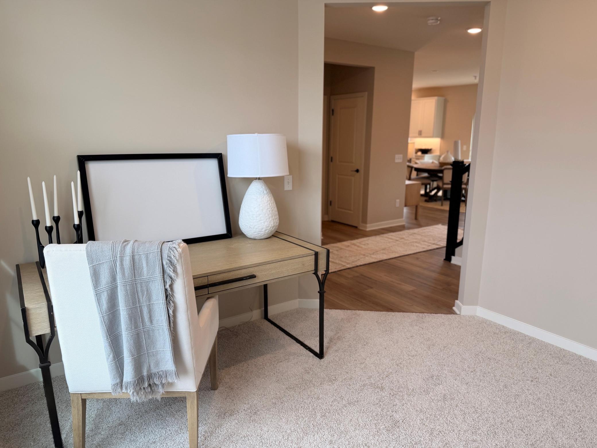 Versatile flex room offers endless possibilities perfect as a home office, guest room, play area, or hobby space. Neutral tones and ample natural light make it easy to customize to your needs.