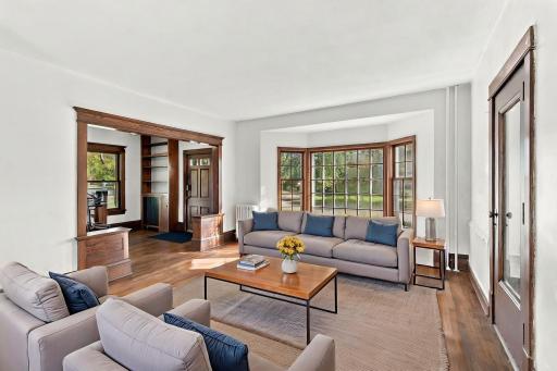 Virtually Staged photo of the living room.