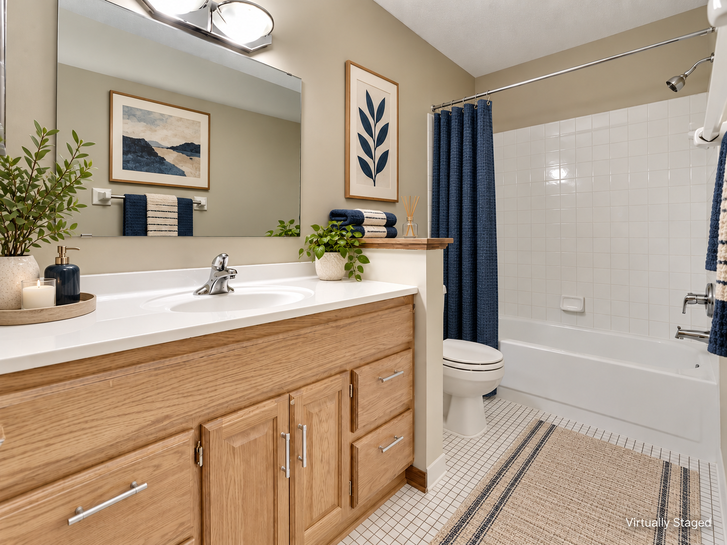 Virtually Staged Modern Navy Bathroom.png