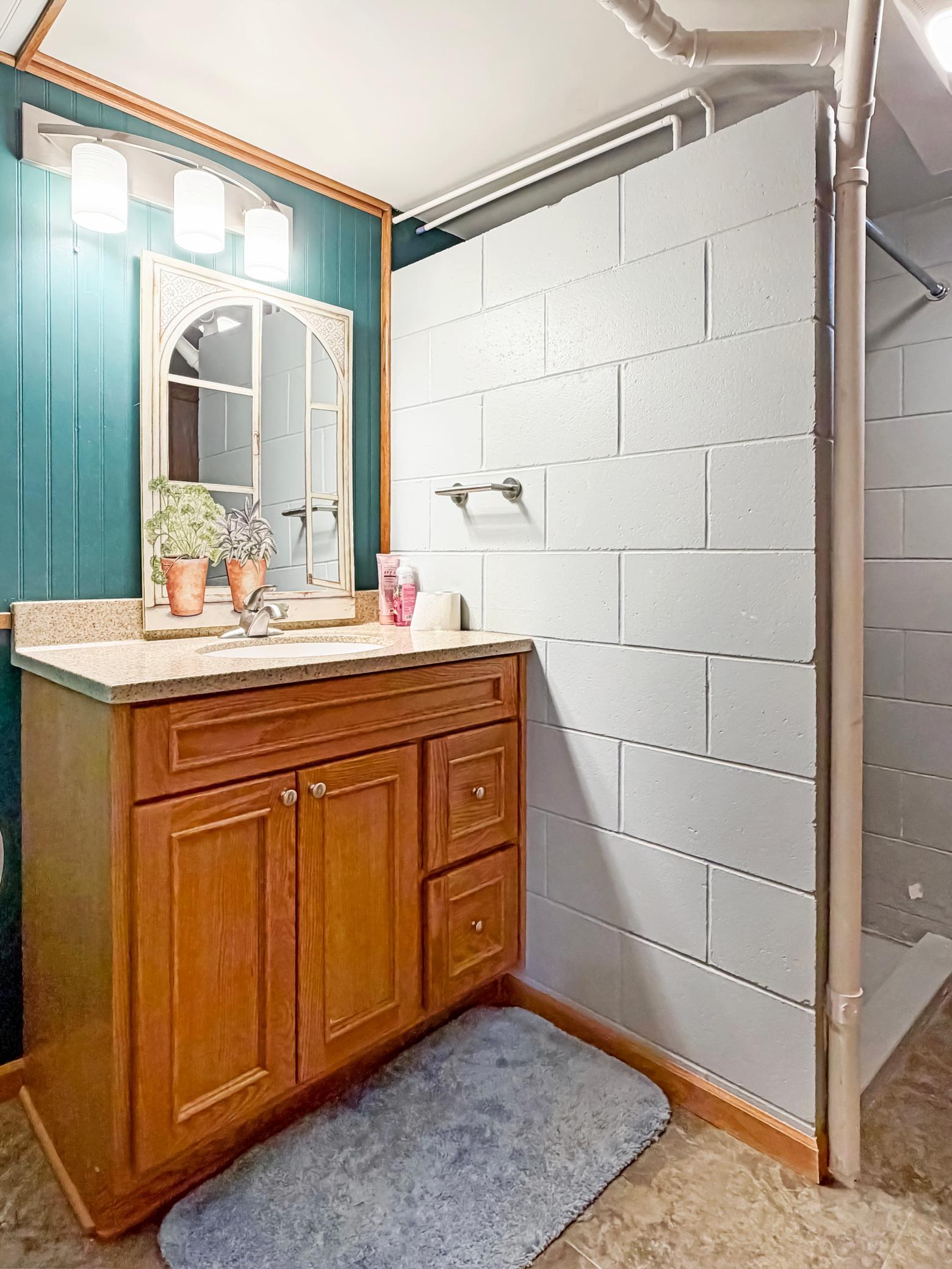 Basement 3/4 bath