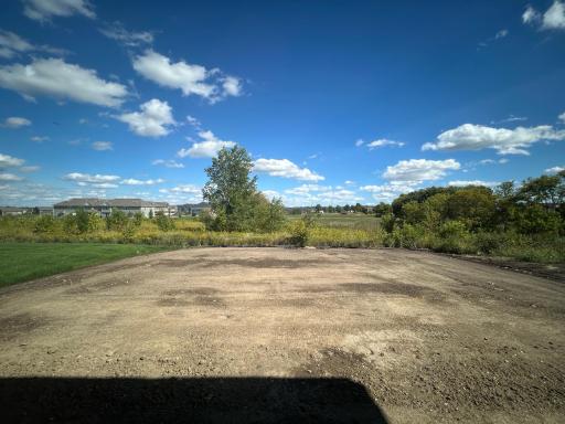 (Photo is of the actual backyard in progress.)