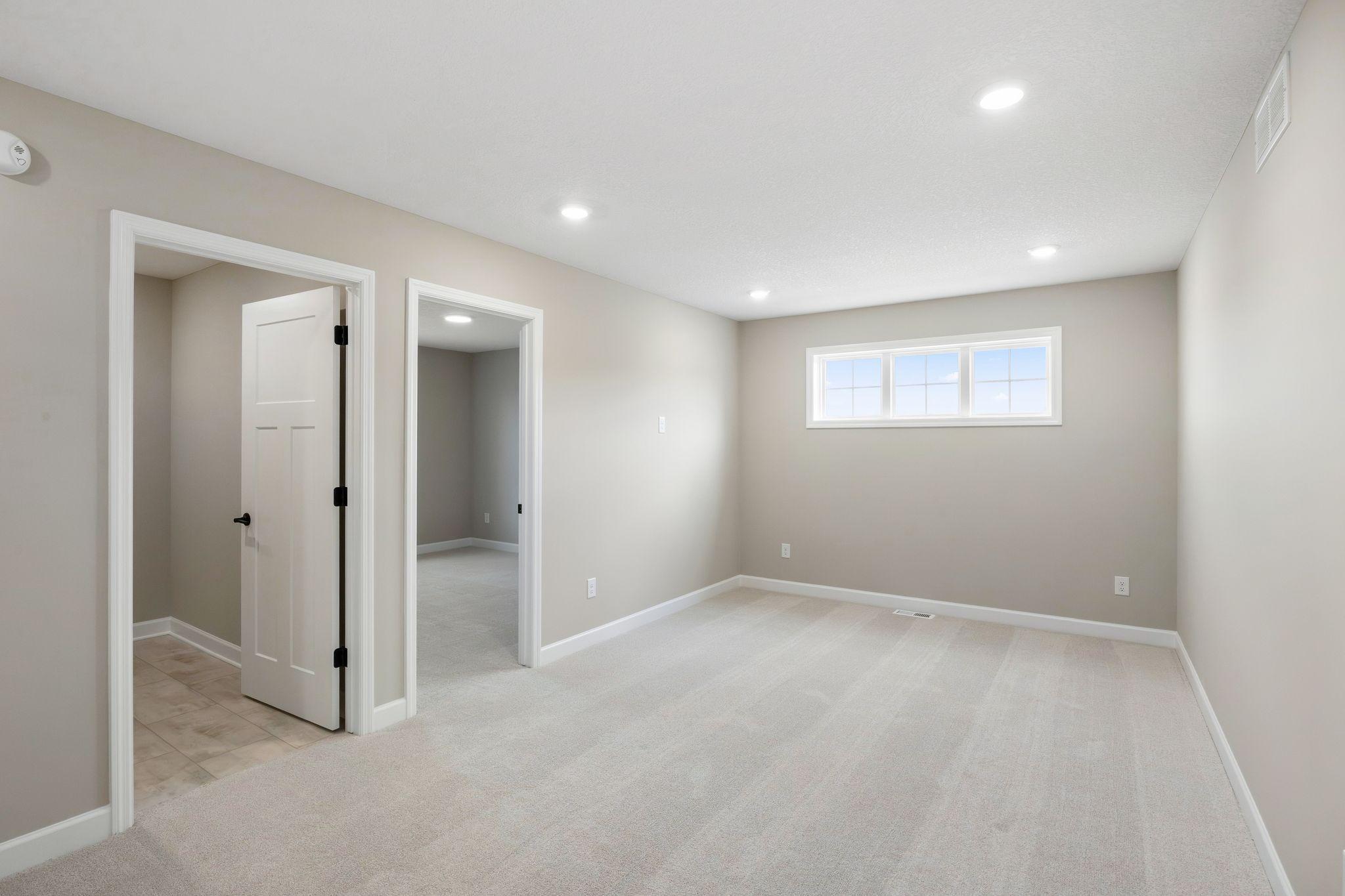 The loft area is located at the top of the stairs on the second floor and is well-suited for a living room or children’s area.
