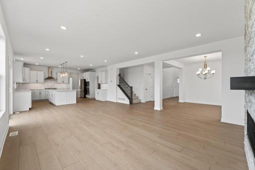 (Photo of a similar home, actual homes finished will vary) Another view of the main level.