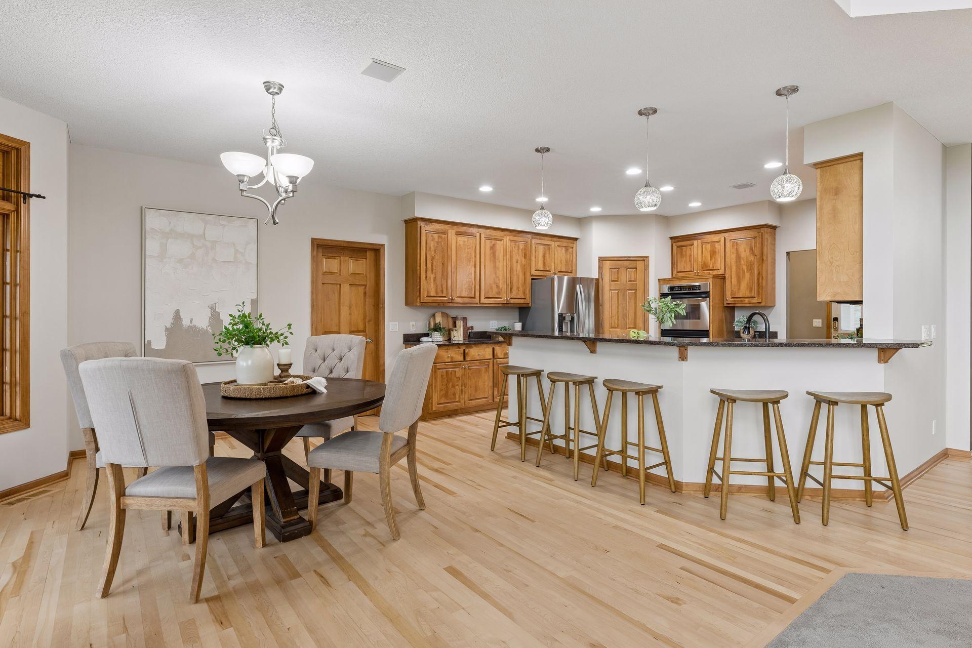 Large counter island plus pantry