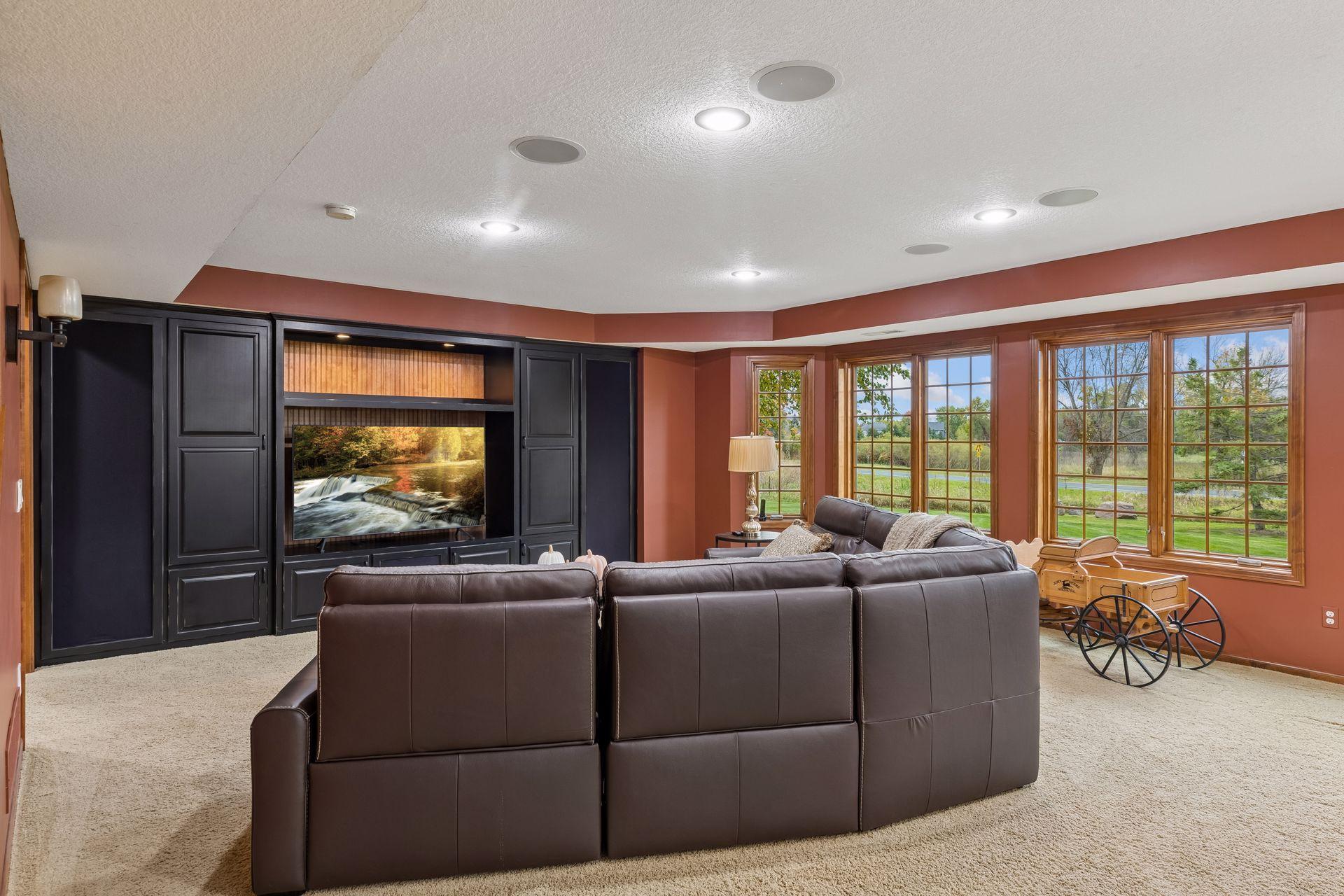 Large TV space